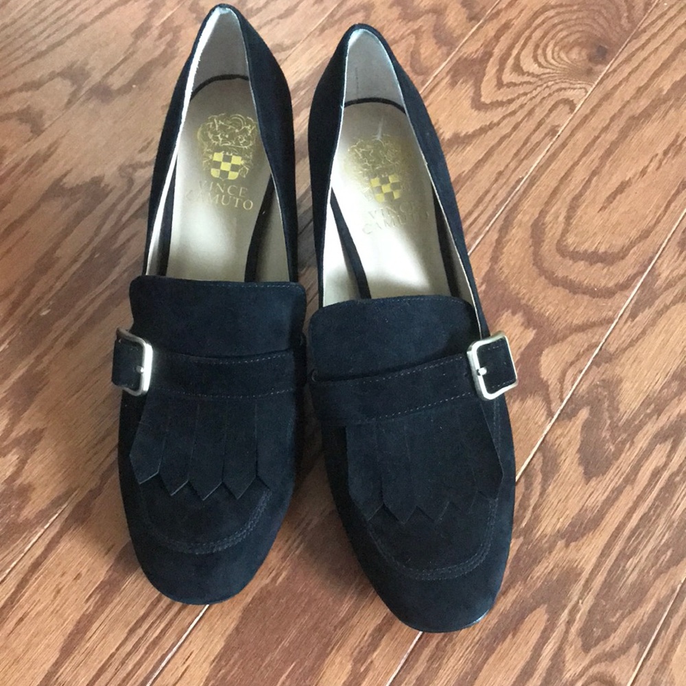Vince Camuto Black Suede Heels